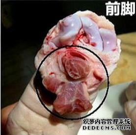 買豬蹄時，前腳和后腳口感差別大，方法教給你，可別買錯了