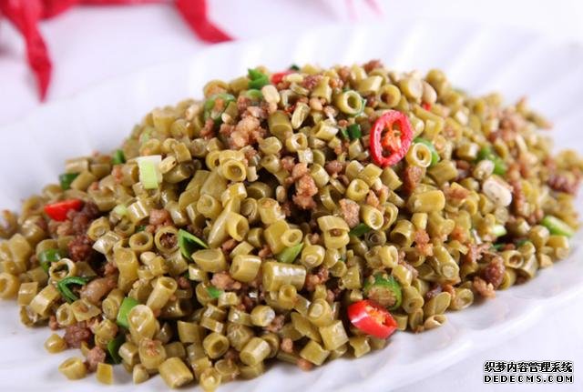 家常下飯美味——酸豆角肉沫，一頓讓我吃?xún)赏腼? img_height=