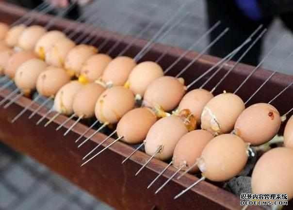 下崗大叔賣“天價(jià)”雞蛋，十元1串，食客：吃完一口還想第二口