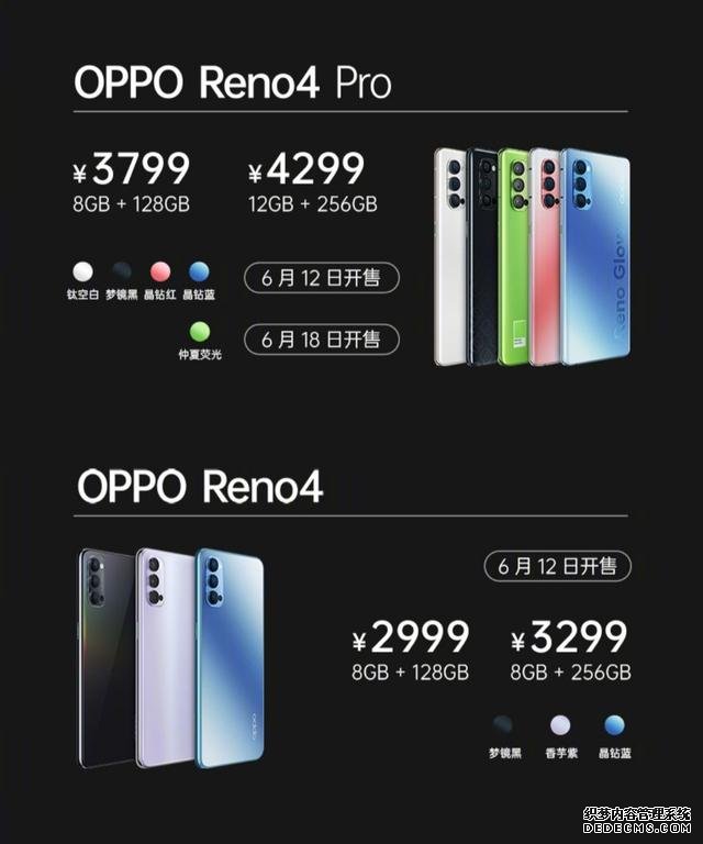 快速看完OPPO Reno4系列發(fā)布！2999元起售，定價(jià)相當(dāng)收斂